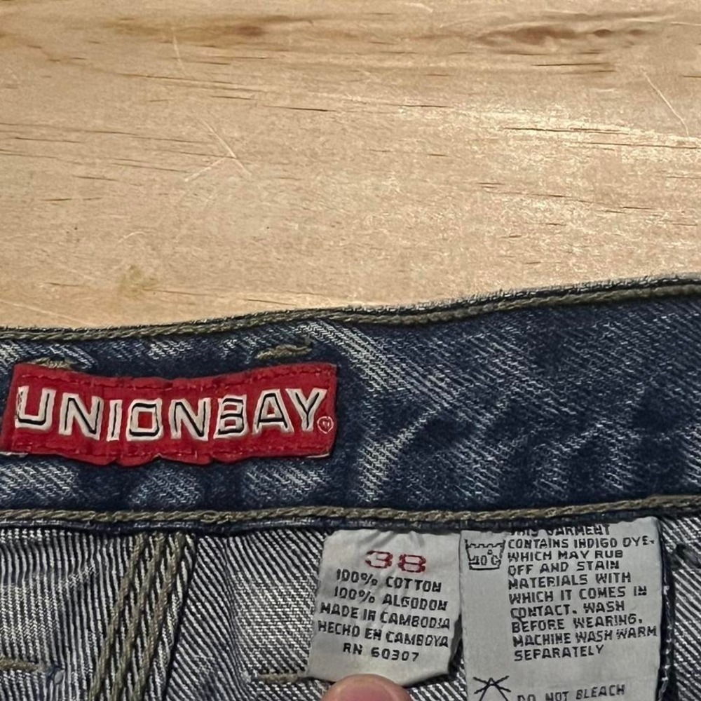 Vintage Baggy y2k Union Bay Jorts - Picture 3 of 6